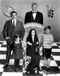 Addams Family main cast 1964, image public domain