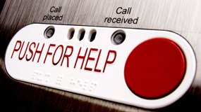 Emergency help button