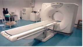 Image of a Computed Tomography (CT) scanner.