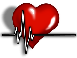 Illustration of a heart representing vital signs.