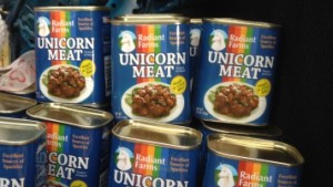 Unicorn meat in a can