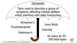 Dementia is an Umbrella Term