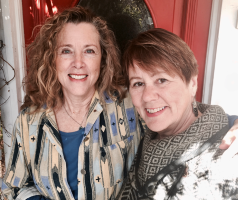 Katie Ortlip and Jahnna Beecham, authors Living With Dying: A Complete Guide for Caregivers