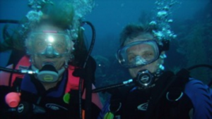 Roy and Laurie Scherrer Diving