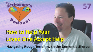 Mike Good hosting episode 57 of The Alzheimer's Podcast